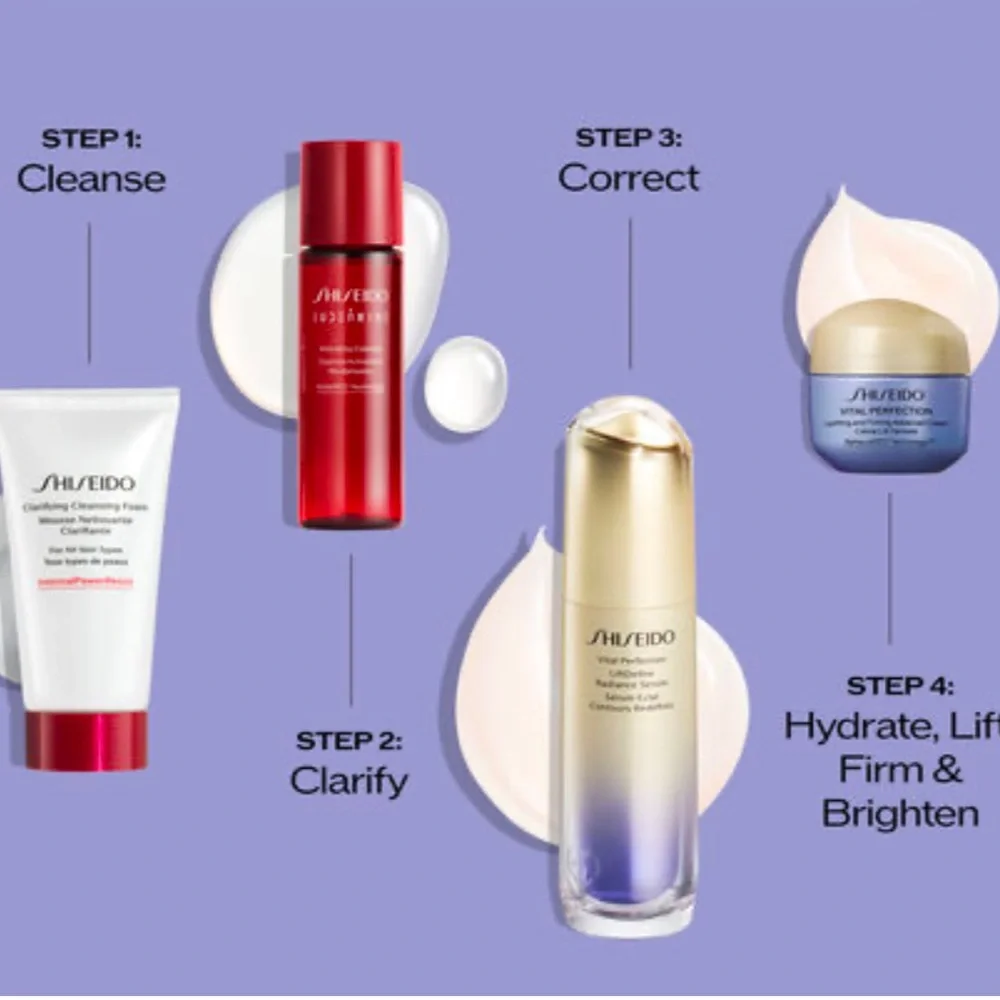 Shiseido Vital Perfection Lifting & Firming Ritual Set ($215 Value) NWT
